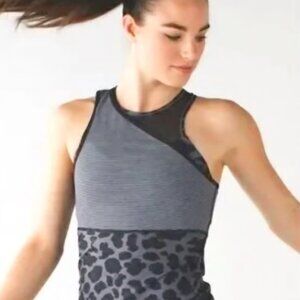 LULULEMON TANK TOP Asymmetric Stretchy Exercise Workout Yoga Sports Wear XS
